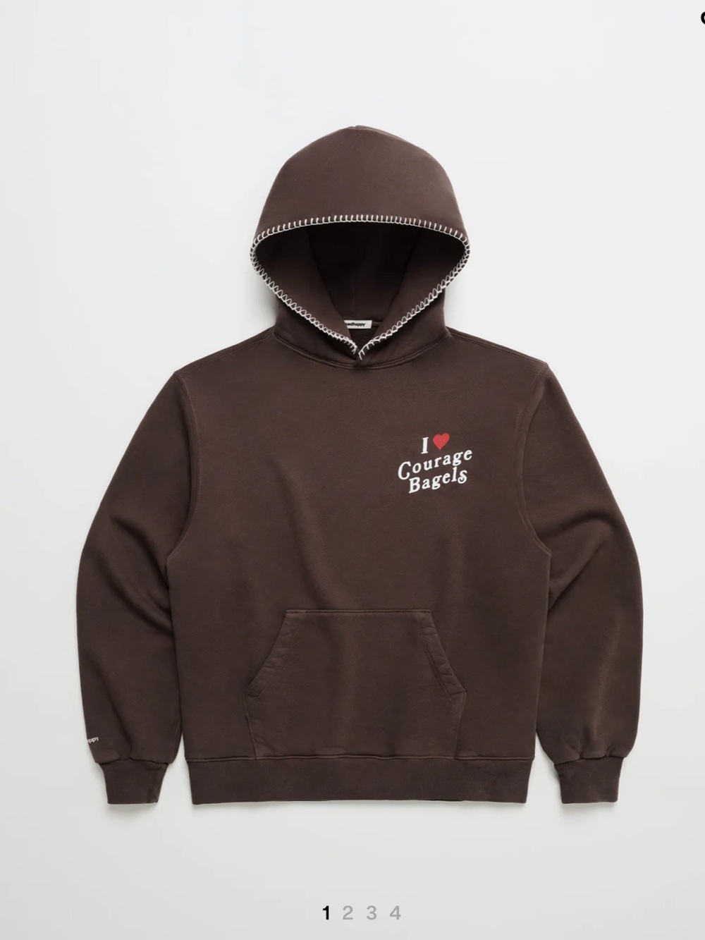 Madhappy hoodie - I Heart Courage Bagels, small - Picture 1 of 3